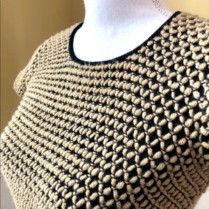 Armani Collezioni Short Sleeve Sweater made in Italy.